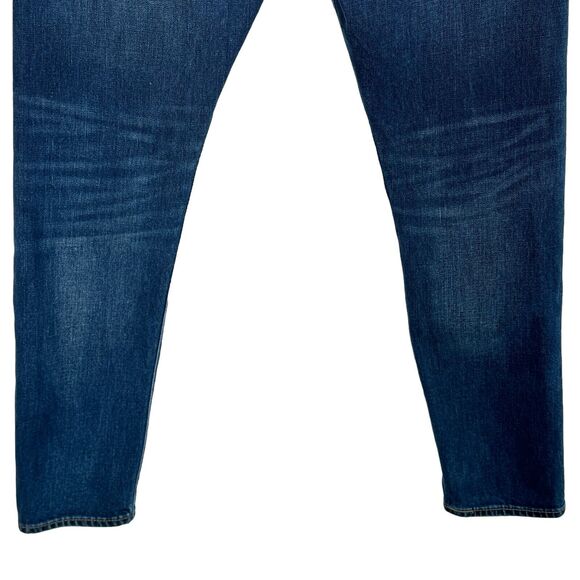 Levi’s 512 SZ 32x30 Jeans Pockets Zip-Fly Whiskered Medium Wash Blue Mens - Picture 6 of 10